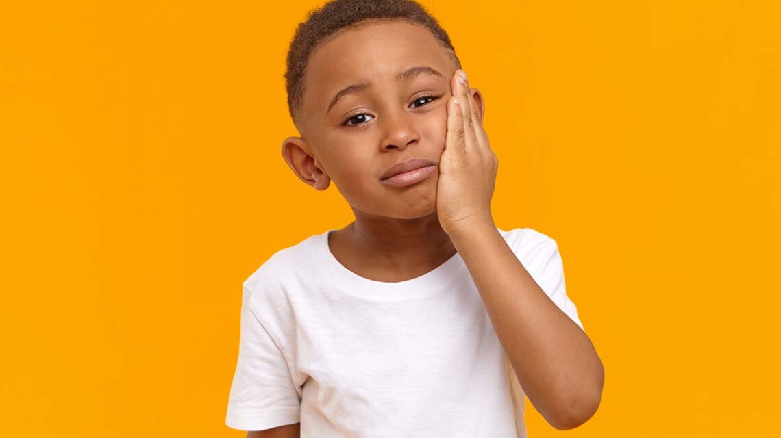 kids with tooth pain